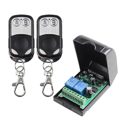 Universal Wireless Remote Control Switch DC 12V 24V 36V 48V 2CH 10A ...