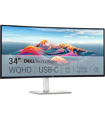 Amazon.com: Dell U3419W UltraSharp 34-Inch WQHD [3440x1440] Curved