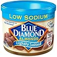 Blue Diamond Almonds, Lightly Salted, Low Sodium, 6 Ounce