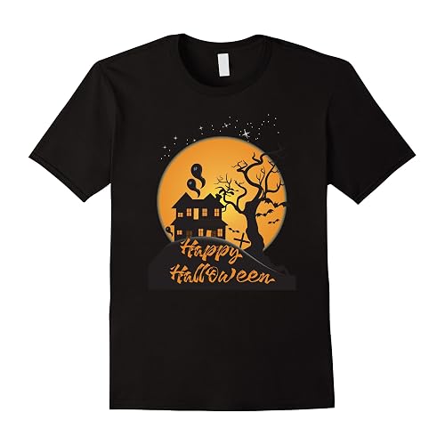 Happy Halloween Shirt - Spooky Haunted House T-Shirt