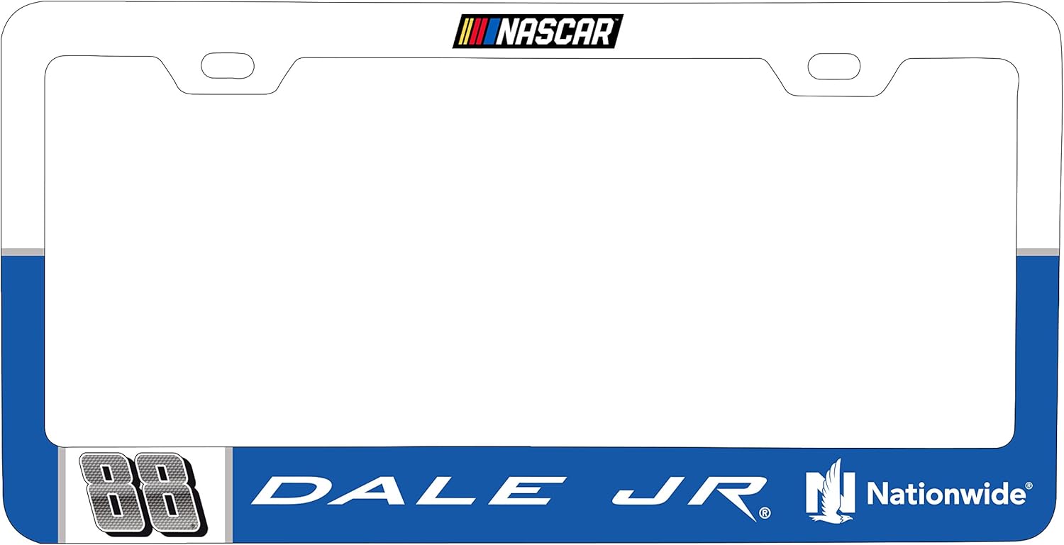 Amazon Com Nascar 88 Dale Jr License Plate Frame Nascar License Plate Holder Clothing