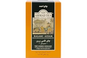 Ahmad Tea Black Tea, Kalami Assam Loose Leaf, 454g - Caffeinated & Sugar-Free