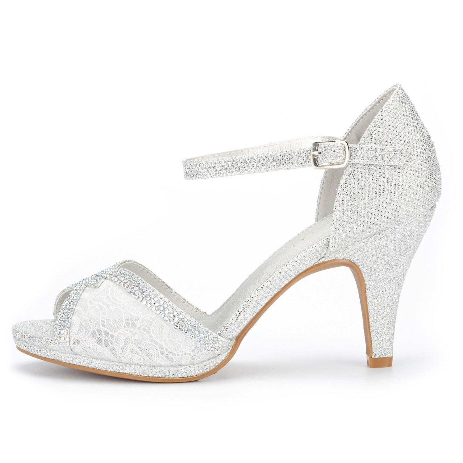 DREAM PAIRS Women's Amore Fashion Stilettos Open Toe Pump Heel Sandals - Image 3