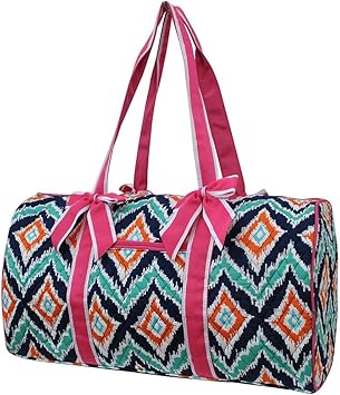 quilted weekender duffle bag