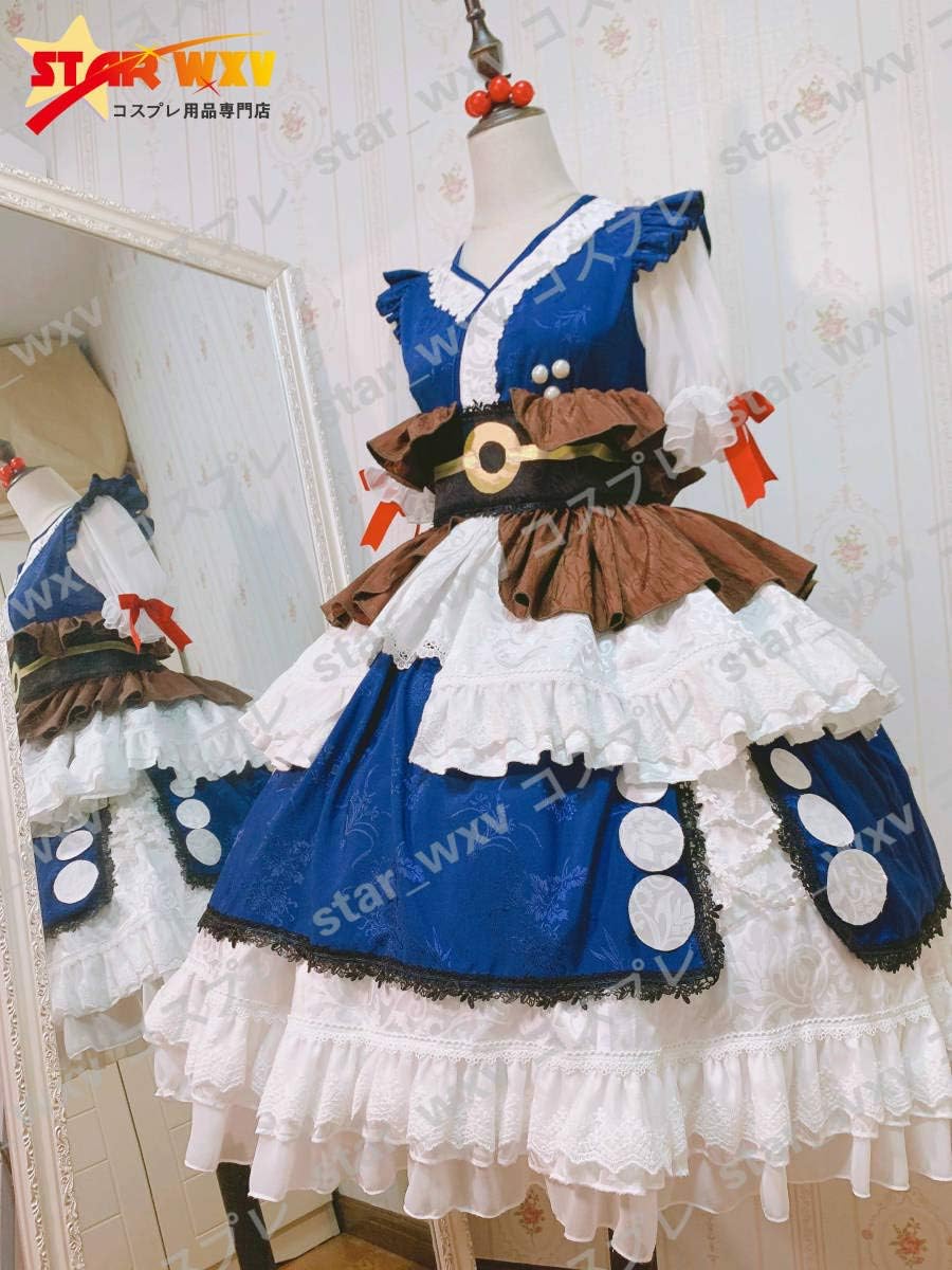 実物撮影 コスプレ衣装 東方project 東方花映塚 小野塚小町 コスチューム 変身 仮装 ステージ服 舞台 ハロウィン クリスマス コスプレ 仮装 通販 Amazon
