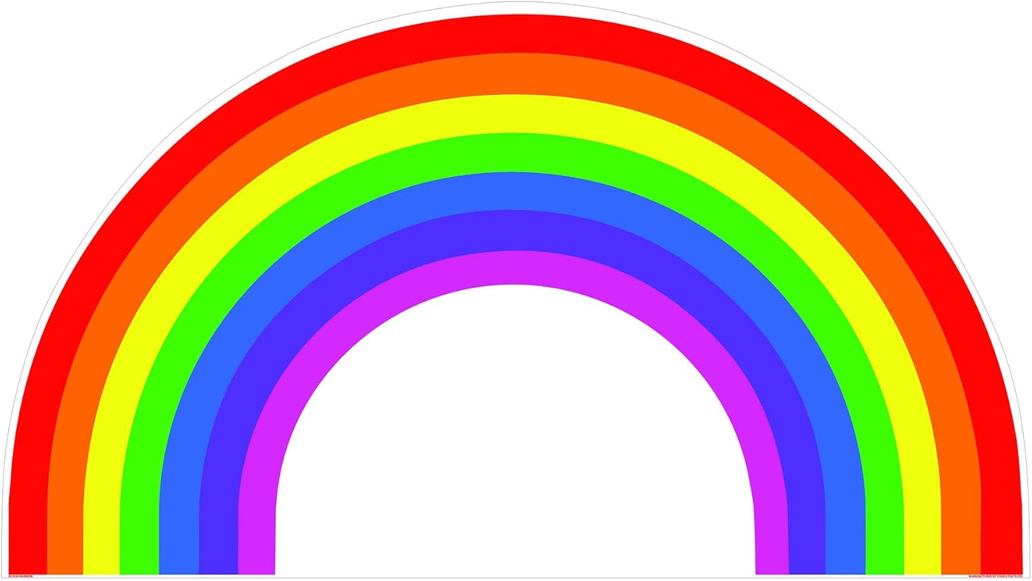 SC1030 Rainbow Cardboard Cutout Standup Home & Kitchen