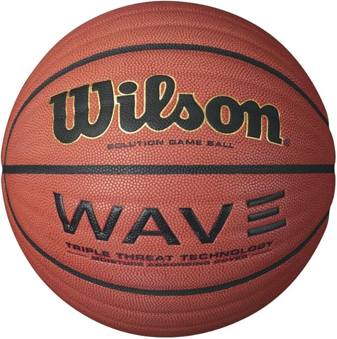 Wilson Wave Solution 29.5" Official Basketball with 54" Portable Angled
