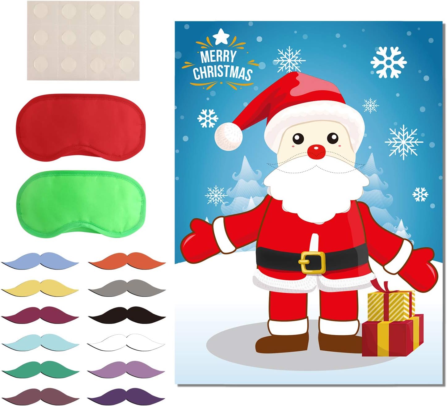 Christmas Party Game Pin The Santa Quiz Trivia Present Stocking Filler Xmas Other Games Lenka Creations Toys Hobbies