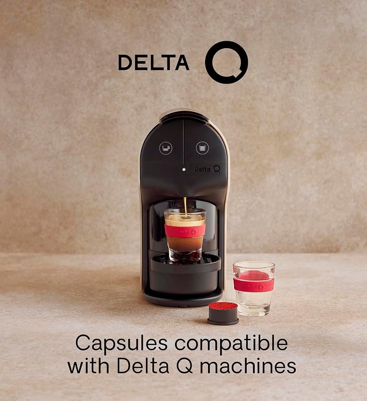 Delta Q Qharacter 40 Capsules de Café, Intensité 9