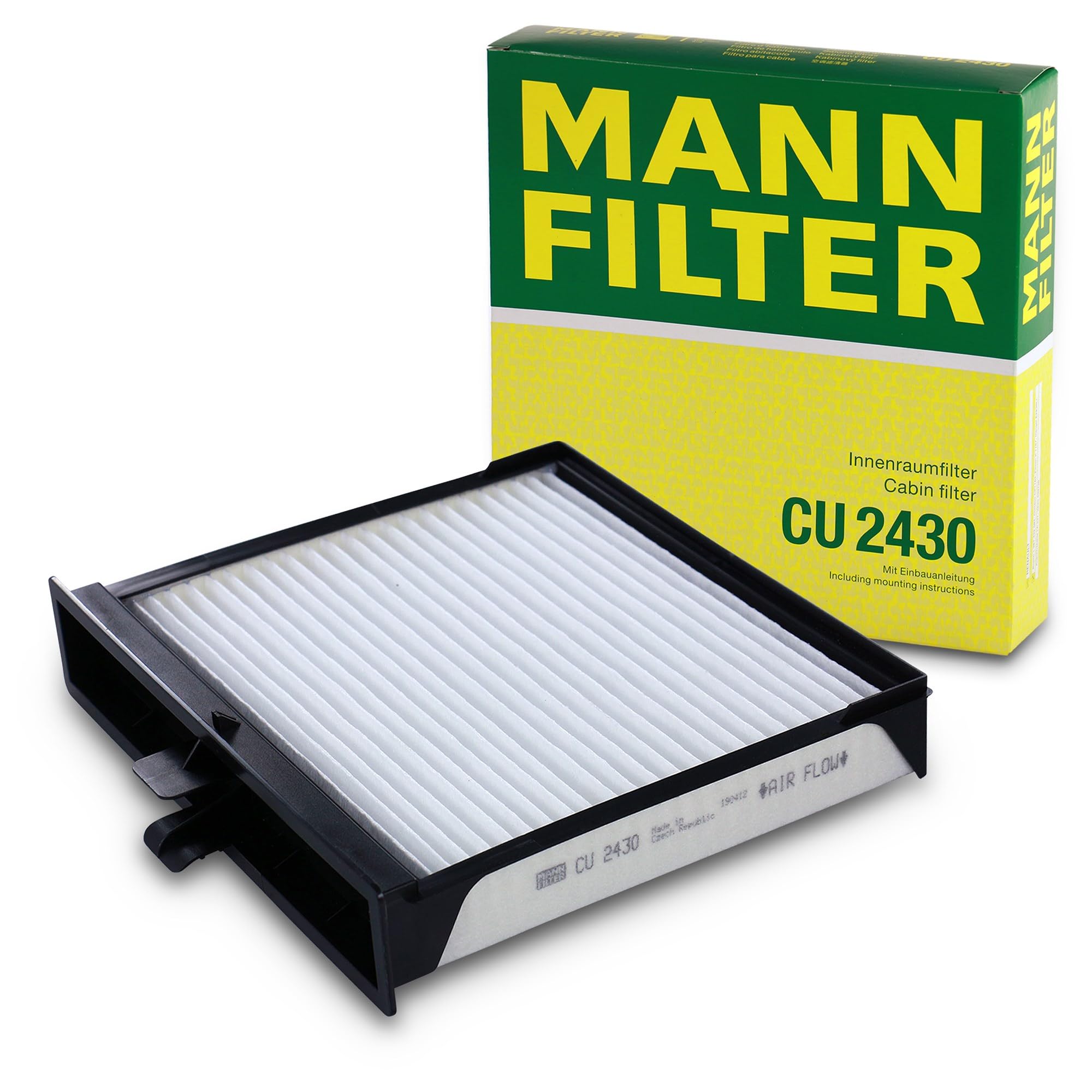 MANN-FILTER CU 2430 Cabin Air Filter - for Cars + Transporters