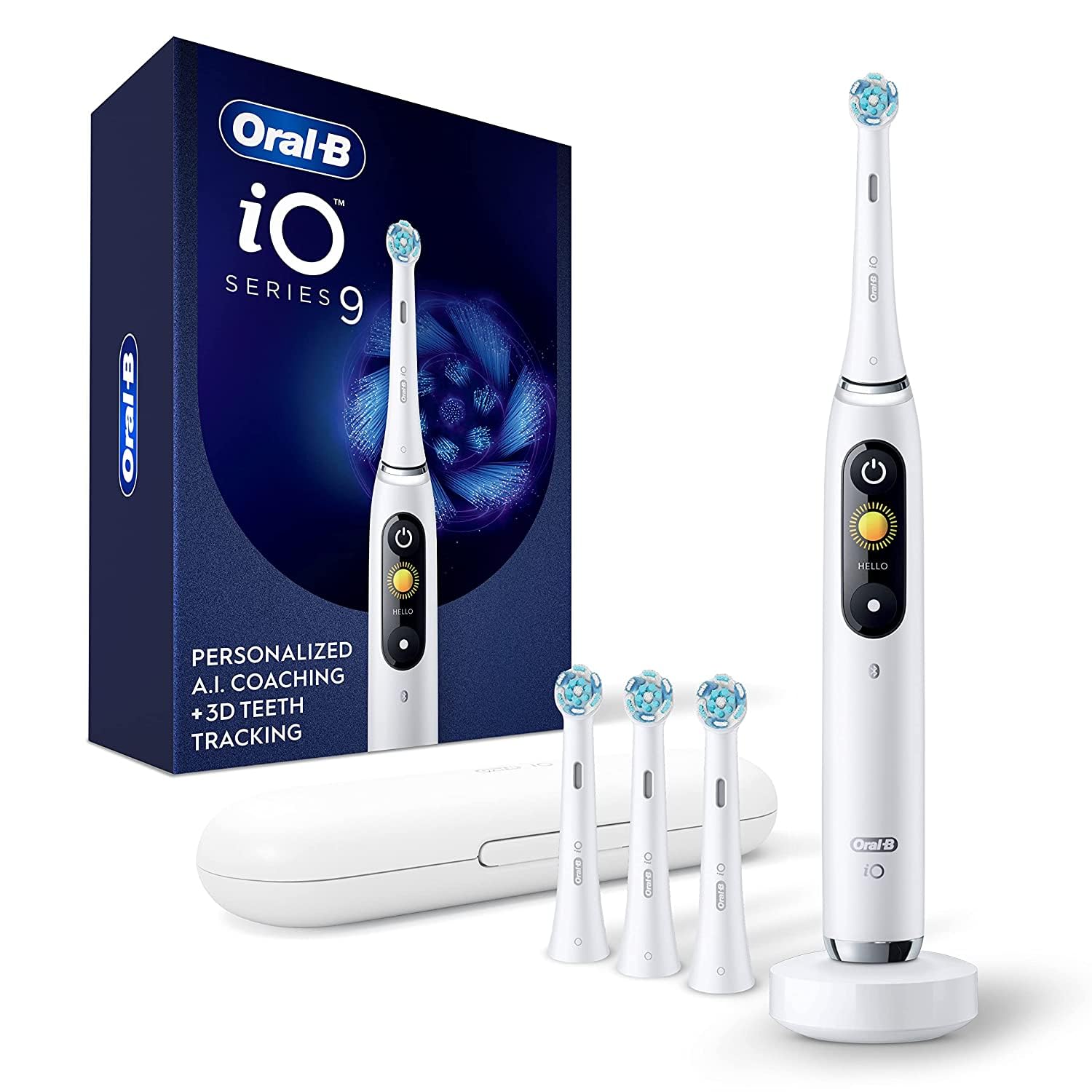 Oral B IO Series 9 Electric Toothbrush With 3 Replacement Brush Heads 