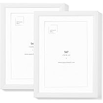 Opposite Wall Aluminum Picture Frame 50x70 Cm | Black Matte Metal Frame With Shatterproof Plexiglass | 19 ¾ X 27 ½ Inch