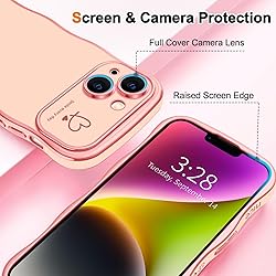 Hython for iPhone 14 Plus Case Cute Curly Wave