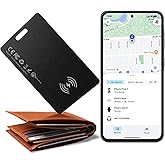 Wallet Tracker Card for Android,Rechargeable Air Tag Wallet Finder, Thin and Light Smart Card IP68 Waterproof GPS Tracker Item Locator for Google Find Hub App(Android Only)