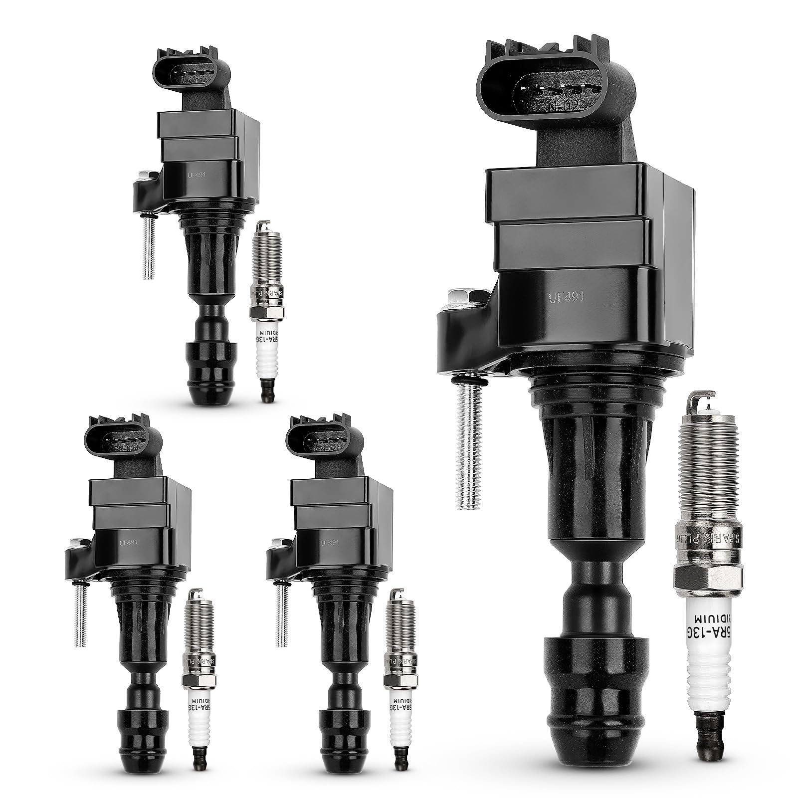 UF491 Ignition Coil & XP5263 Double Iridium Spark