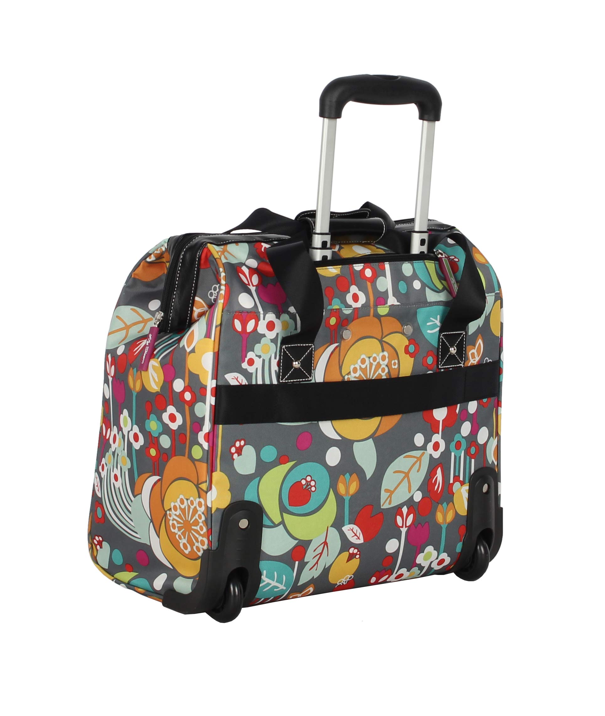 Lily Bloom Design Pattern Carry on Bag Wheeled Cabin Tote (Bliss)