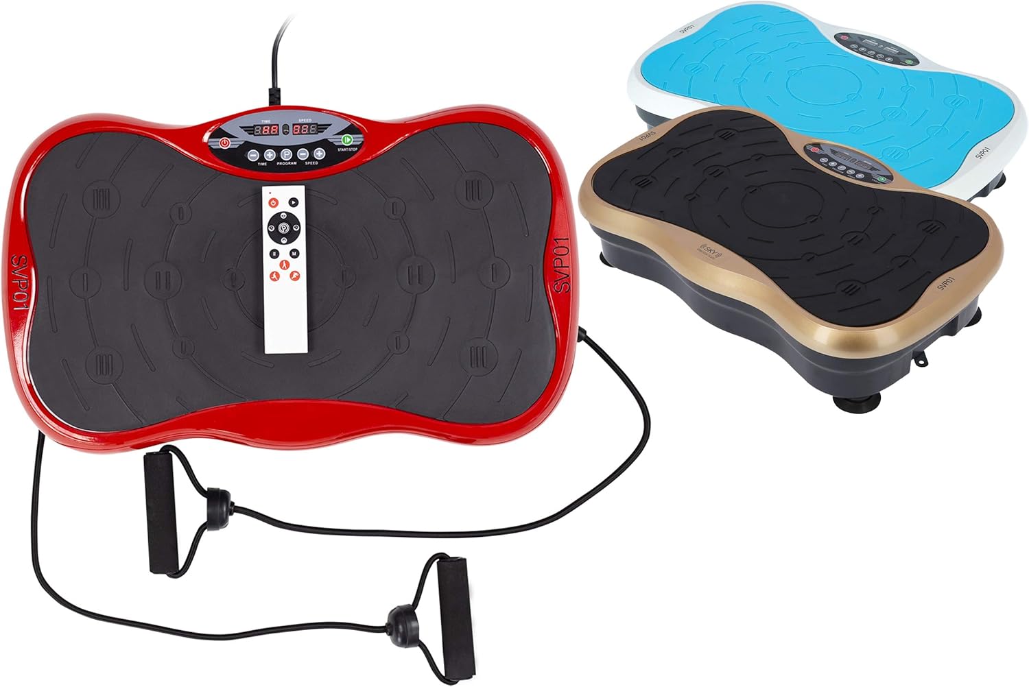 Pedana Vibrante Bluetooth Pedana Vibrante Dimagrante 150KG - 120 Livelli, 9 Programmi, Con Fasce Di Resistenza E Bluetooth Pedana Allenamento Casa Bluetooth