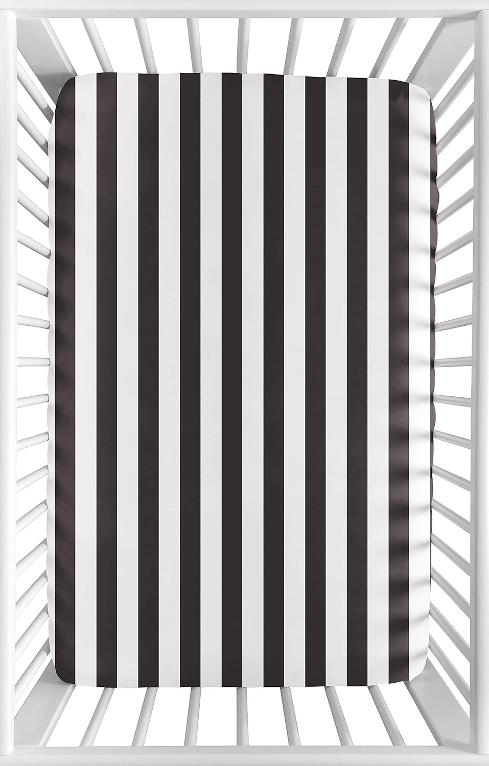 black and white cribs