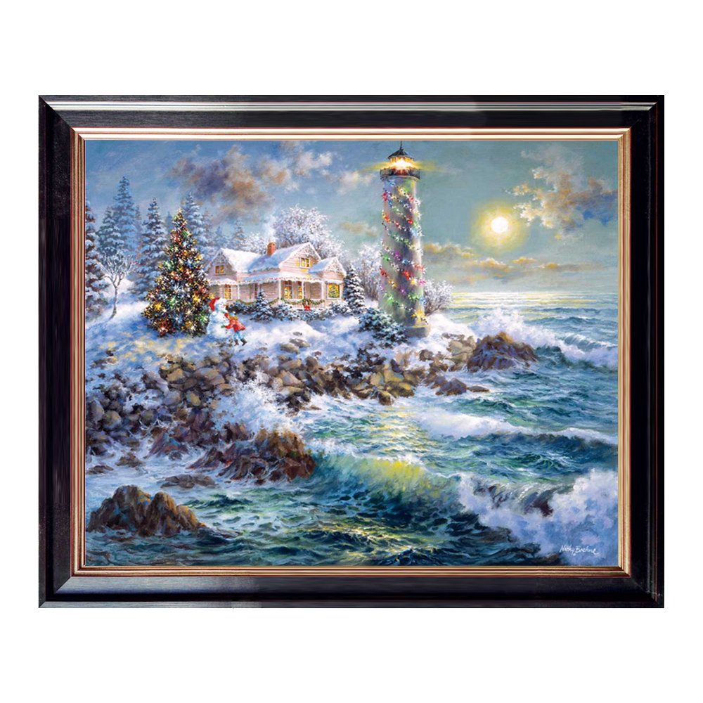 Landscape Oil Paintings Canvas With Wood Frame Prints Gorgeous
