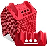 Vevitts 20 Pack Flatbed Edge Protectors, 10.6 x 5.9 x 3.9 inch Cargo Edge Protectors, Corner Edge Protectors, Plastic Red Car