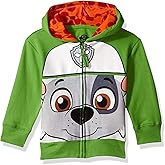 PAW Patrol Boys' Toddler Character Big Face Zip-up Hoodies