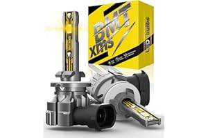 BMT xms 880 881 Fog Light Bulb - 10000LM 3000K Amber Yellow Fog Light Replacement Bulbs, Pack of 2