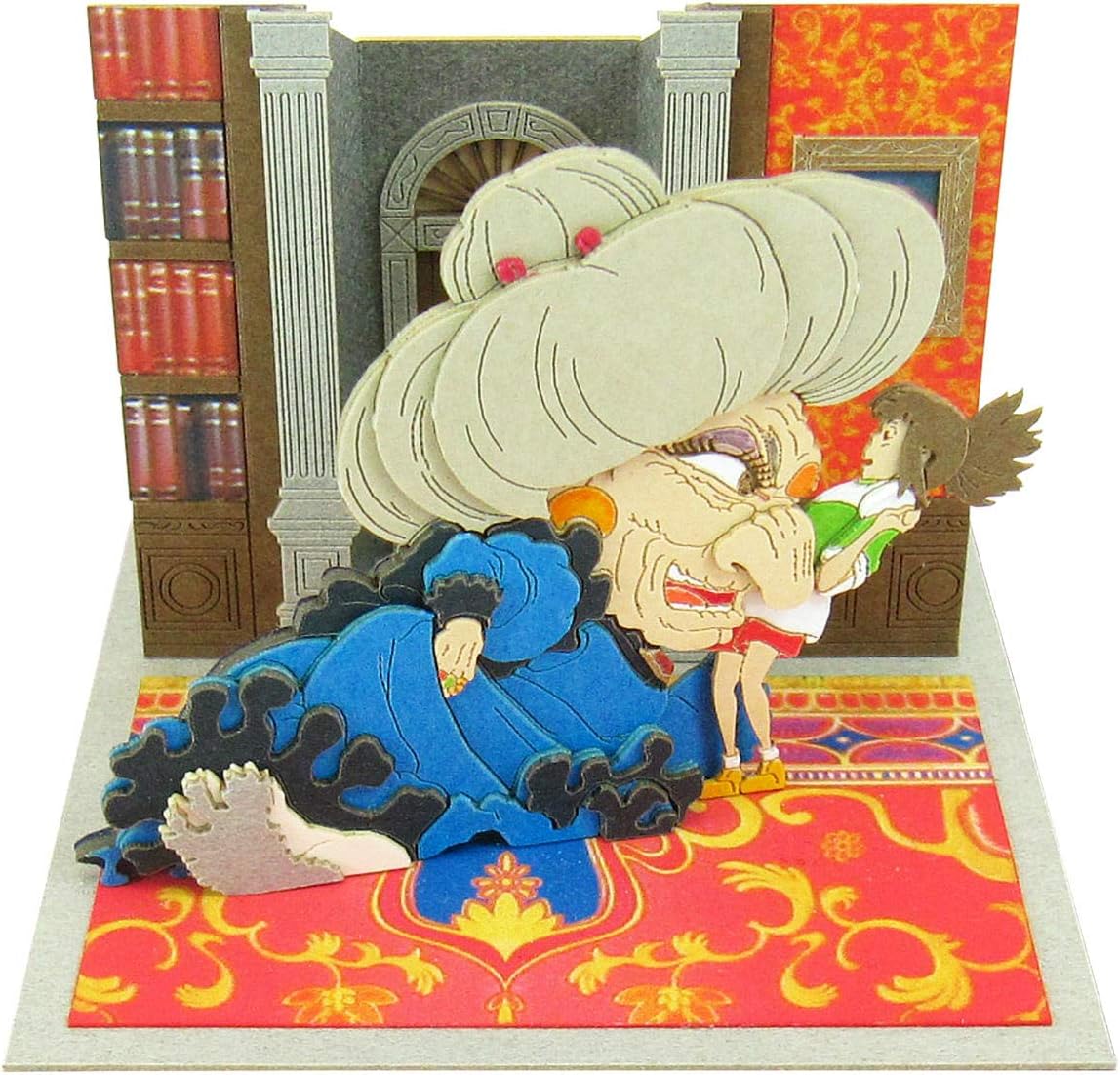 Amazon さんけい スタジオジブリmini 千と千尋の神隠し 湯婆婆と千尋 ノンスケール ペーパークラフト Mp07 13 ペーパーアート 通販