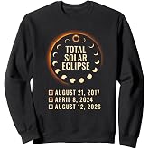 Solar Eclipse 2026 2024 2017 Total Solar-Eclipse 26 Sweatshirt