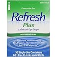 Refresh Plus Lubricant Eye Drops, 30 containers (Pack of 3)