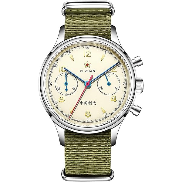 Amazon.com: SEAKOSS Men Classic 38mm Pilot Chronograph Watch