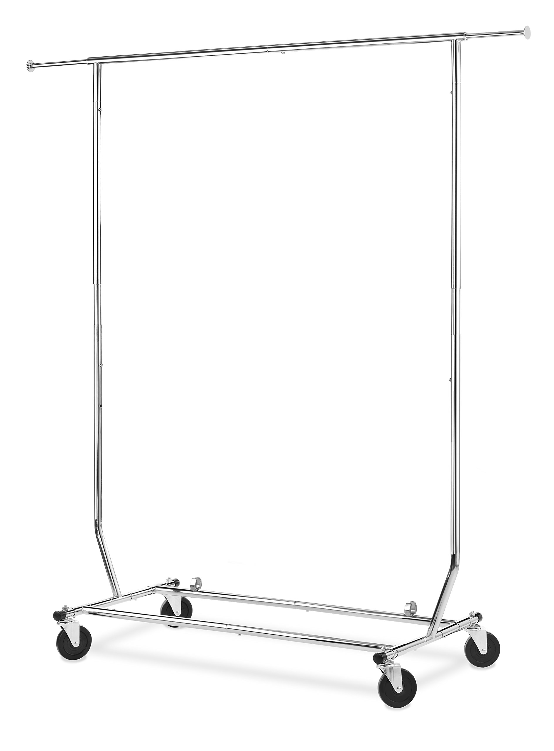 Photo 1 of **PARTS ONLY** Whitmor Garment Rack - Foldable for Easy Storage - Chrome