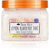 Tree Hut Lemon Blueberry Tart Shea Sugar Scrub | Exfoliating Body Scrub Removes Dead, Dry Skin for a Soft & Hydrated Feel | N