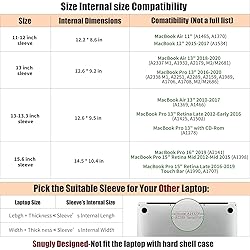 Allinside 13" Laptop Sleeve Compatible with MacBook