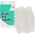 Dots for Spots Blemish Patches For Face - Fast Acting Translucent Hydrocolloid Zit Treatment Stickers for Face, Chest, Shoulders & Back - Made in Korea Pimple Patch (120 count)