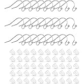 24pcs 20G Pure Titanium Earrings Hooks Ball Dot Ear Wires Hypoallergenic DIY Earrings Findings for Jewelry Making