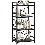 Yoobure 4 Tier Bookshelf - Small Book Shelf