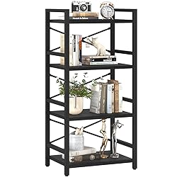 Yoobure 4 Tier Bookshelf - Small Book Shelf