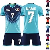 LAIFU Personalized Soccer Jersey for Adults Kids Custom Soccer Shirt with Name Number Logo