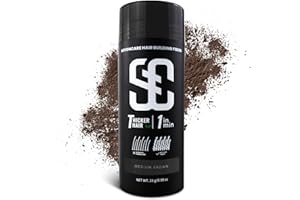 SOVONCARE Hair Fibers for Thinning Hair Medium Brown, Hair Building Fibers for Bald Spots Undetectable & Natural, Conceals Hair Loss Fill In Fine Hair Powder Hair Thicker Instantly for Women & Men 28g