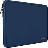 Laptop Sleeve 17 inch, Resistant Neoprene Laptop Sleeve/Notebook Computer Pocket Case/Tablet Briefcase Carrying Bag Compatible for Asus/Dell/Fujitsu/HP/Sony/Acer - (Dark Blue)