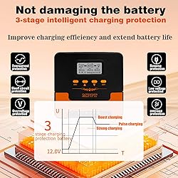 40A MPPT Solar Charge Controller: 12V/24V DC