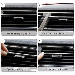 Kewucn 20 PCS Car Air Conditioner Vent Decorative