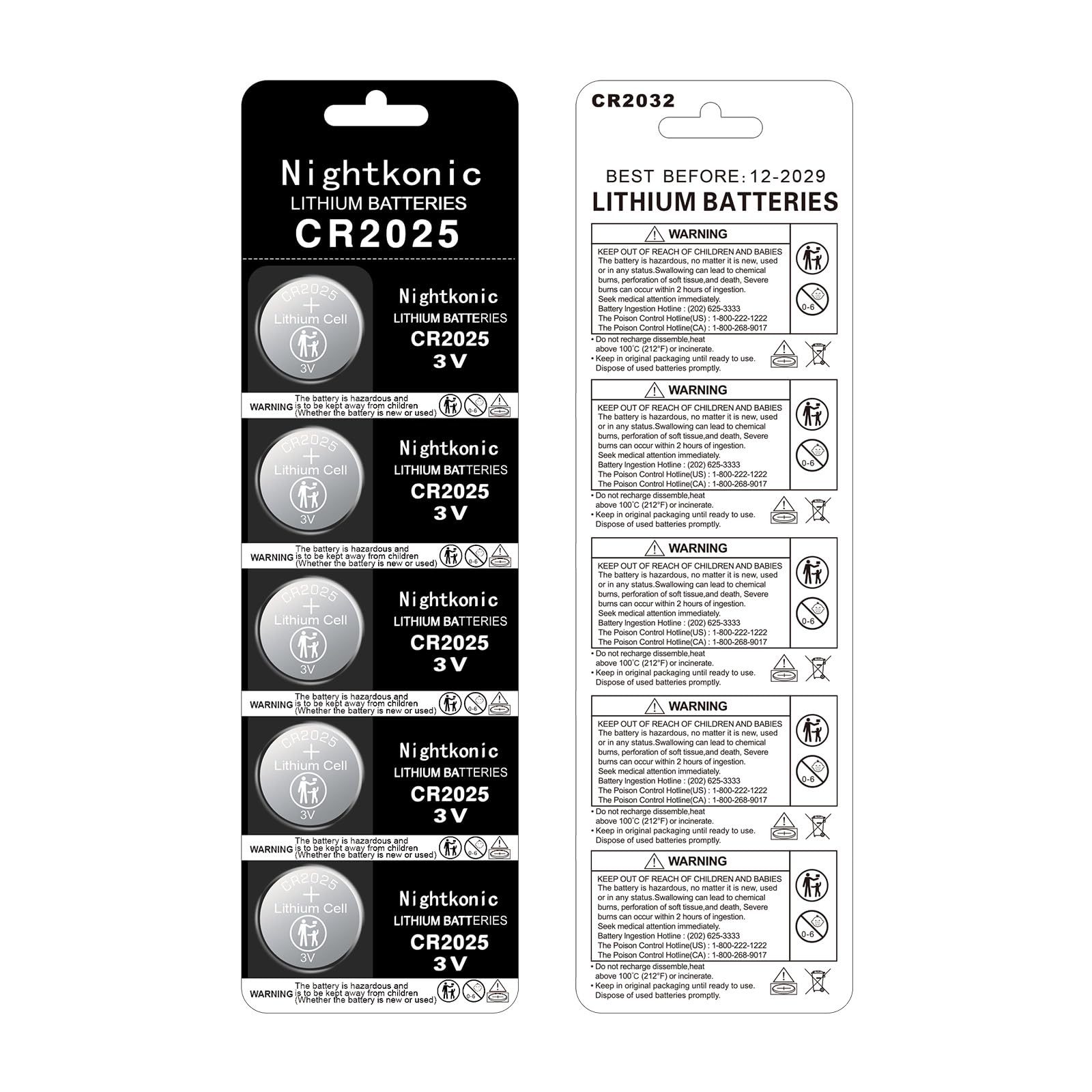 40 - CR2025 Battery 3v Lithium Button Cell Coin 2025 Batteries