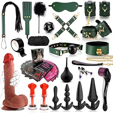 Kit Bondage BDSM - Menottes Et Sangles Pour Jambes, Jouets Sexuels Pour Couples Adultes