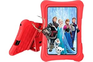 COLORROOM 7 inch Tablet for Kids 3GB 32GB Android 11 Preinstalled Parent Control Children Education Toddler Tablet with Shockproof Case,Bluetooth, WiFi, GMS Certified, Dual Camera Youtube Netflix (Red)