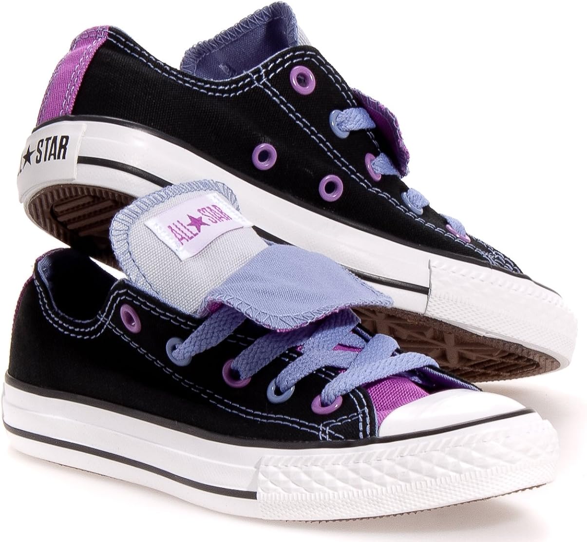 Buy Converse All Star Ct Double Tongue Lo Top Black/Multi 13 at Amazon.in