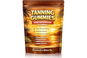 Tanning 𝐆𝐮𝐦𝐦𝐢𝐞𝐬, Daily Skin Tanning Care -Self Tanning for Looking Glow, 𝐁𝐫𝐨𝐧𝐳𝐢𝐧𝐠