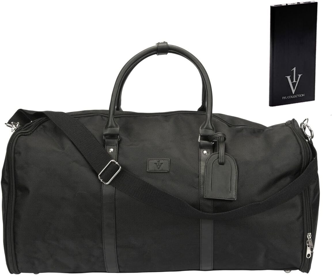 Convertible Garment Duffle Bag for Men | Mens Suit Travel Bags | Large Folding Luggage| With Powerbank