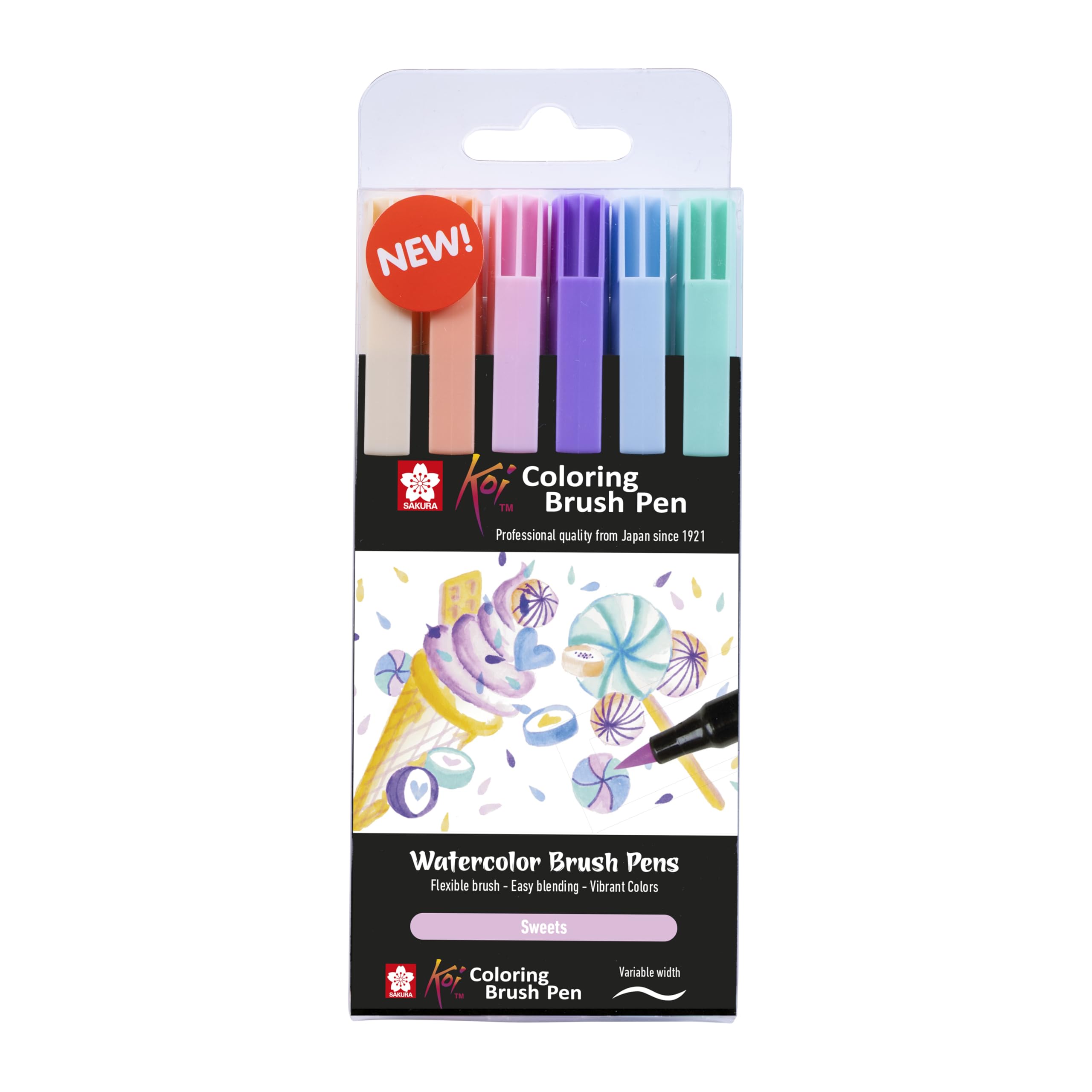 Koi - Colour Brush Set - Sweets