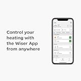 Drayton Schneider Electric Wiser Smart Radiator Thermostat Black TRV view 2